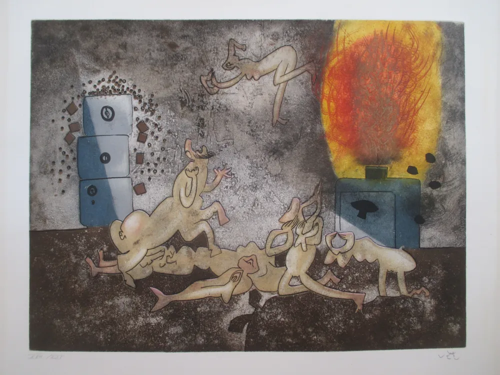 Aquatinta Matta - Landru