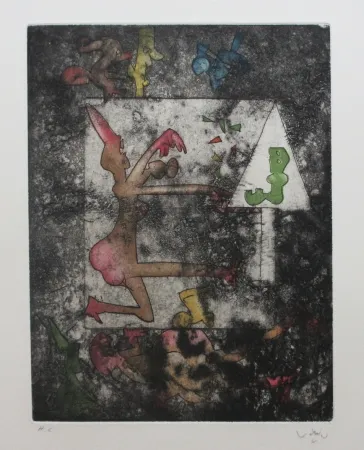 Radierung Und Aquatinta Matta - L'Angle Mère