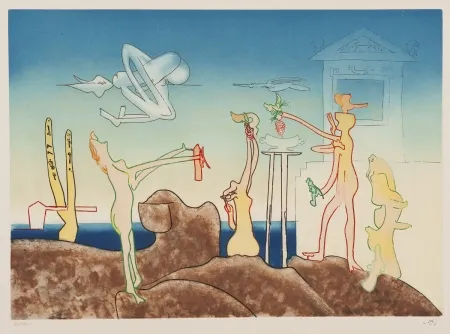 Aquatinta Matta - L'Arc obscur des heures