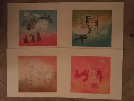 Radierung Und Aquatinta Matta - L'autoapocalipse (portfolio of 4)