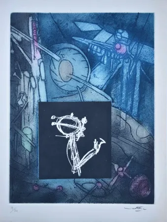 Radierung Und Aquatinta Matta - Les Voix