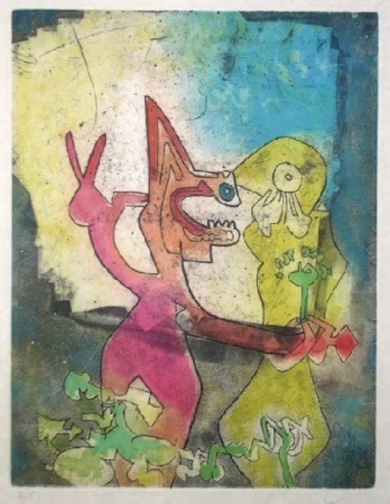 Radierung Und Aquatinta Matta - Los 5 Destacagados 4