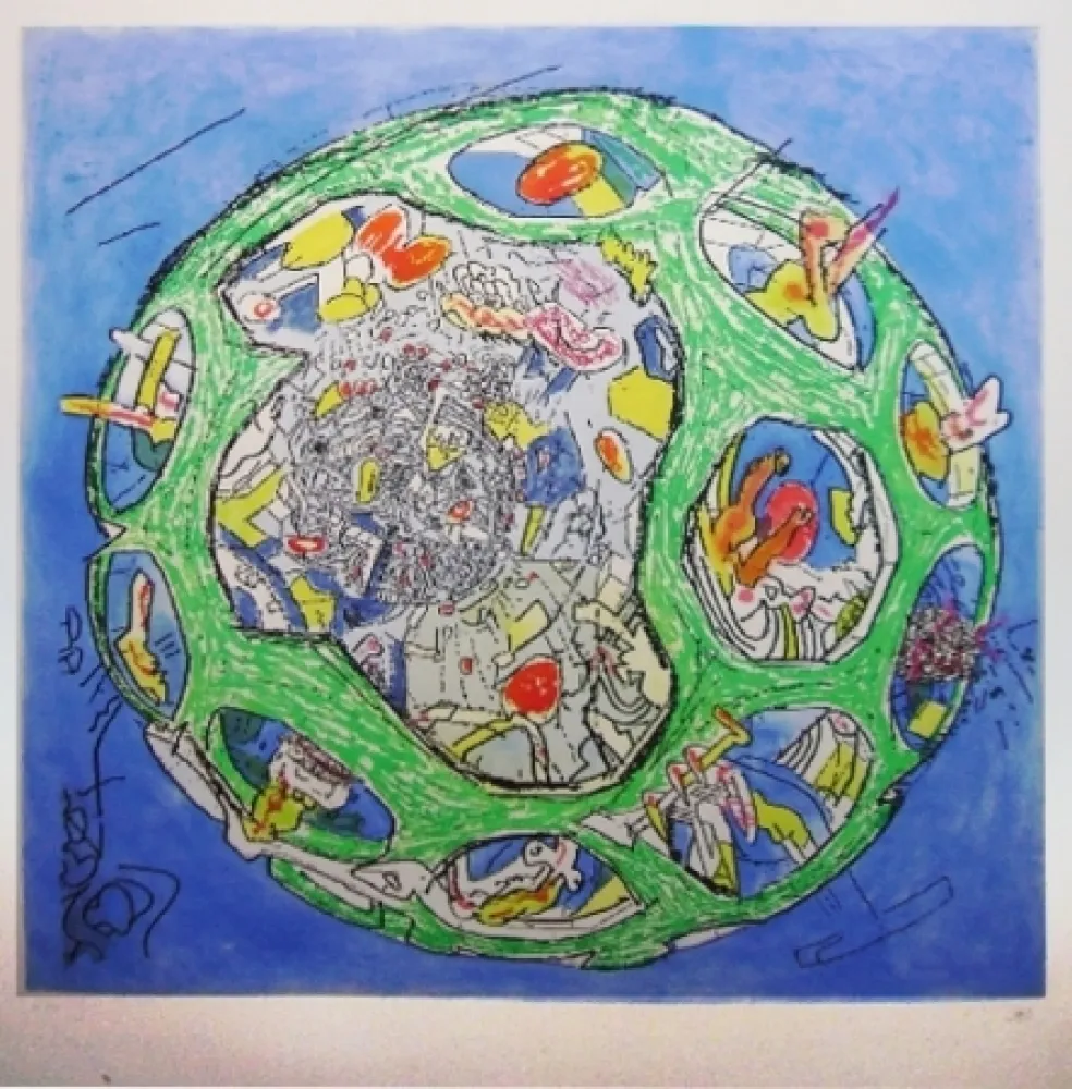 Radierung Und Aquatinta Matta - N'ous T'ous