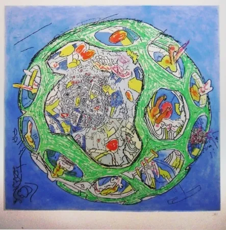 Radierung Und Aquatinta Matta - N'ous T'ous