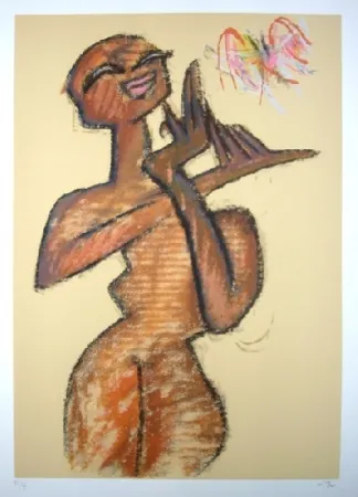 Siebdruck Matta - Nu debout