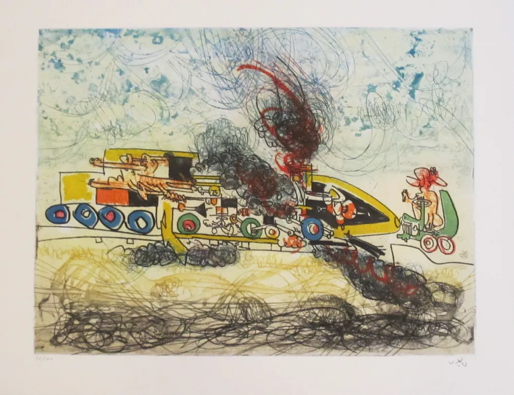 Radierung Und Aquatinta Matta - Oh! Tomobiles