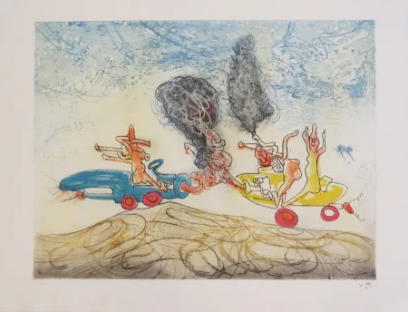 Radierung Und Aquatinta Matta - Oh! Tomobiles