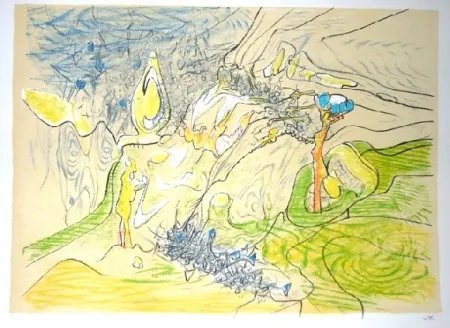 Lithographie Matta - O'nain de Venus