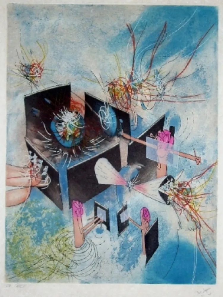 Radierung Und Aquatinta Matta - Paterminant de l'Enfance