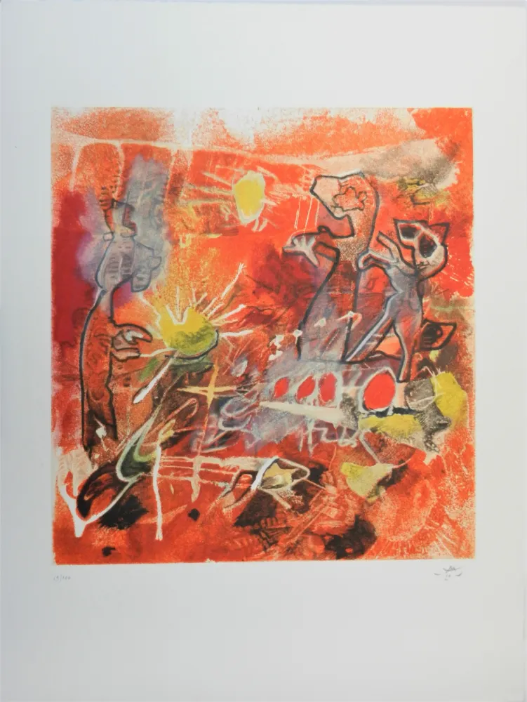 Radierung Und Aquatinta Matta - Pattinare nella musica