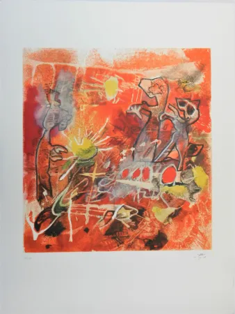 Radierung Und Aquatinta Matta - Pattinare nella musica