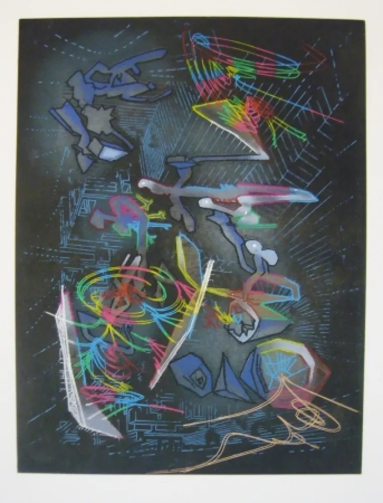 Radierung Und Aquatinta Matta - Sans titre