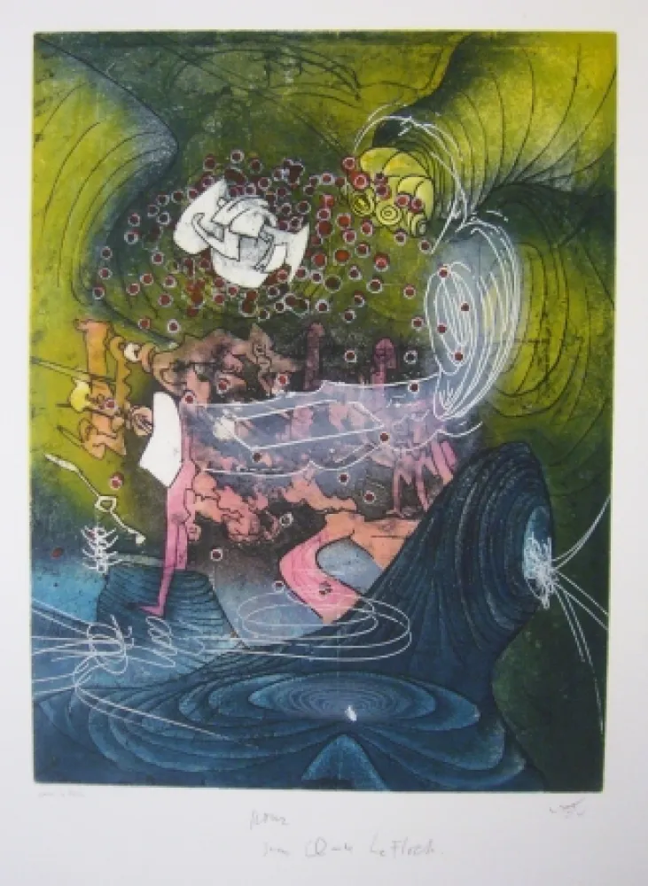 Radierung Und Aquatinta Matta - Sans titre