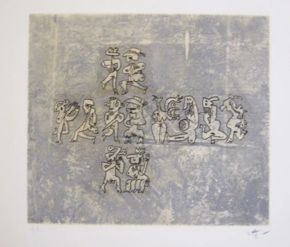 Radierung Und Aquatinta Matta - Sans titre