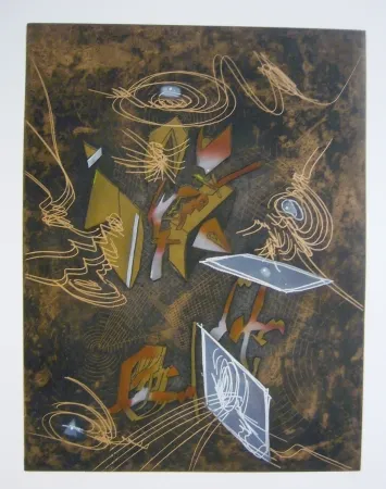 Radierung Und Aquatinta Matta - Sans titre