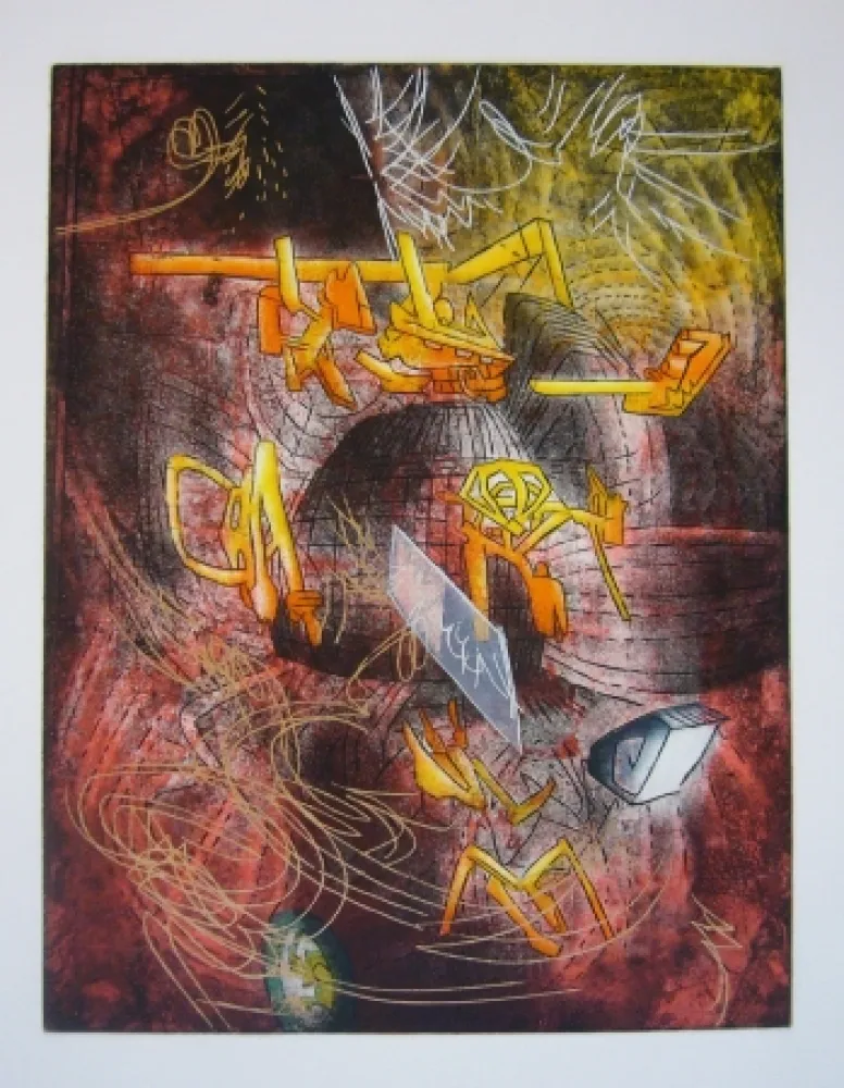 Radierung Und Aquatinta Matta - Sans titre