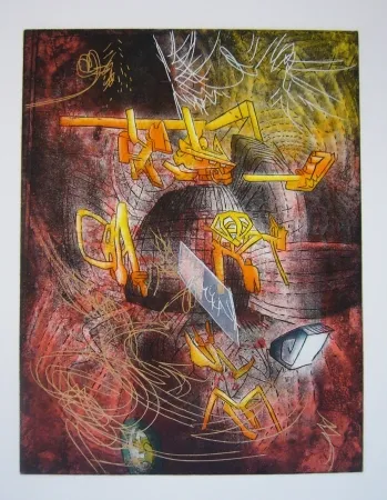 Radierung Und Aquatinta Matta - Sans titre