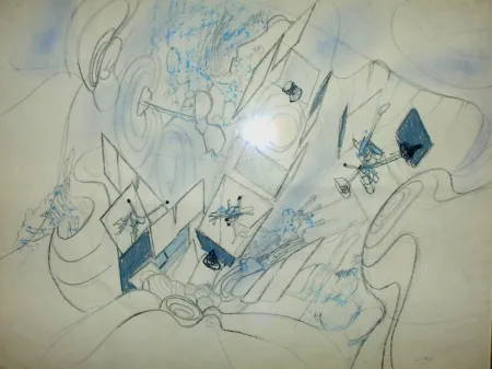 Lithographie Matta - Sans Titre