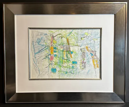 Keine Technische Matta - Sans Titre Original Mixed Media With Collage (2)