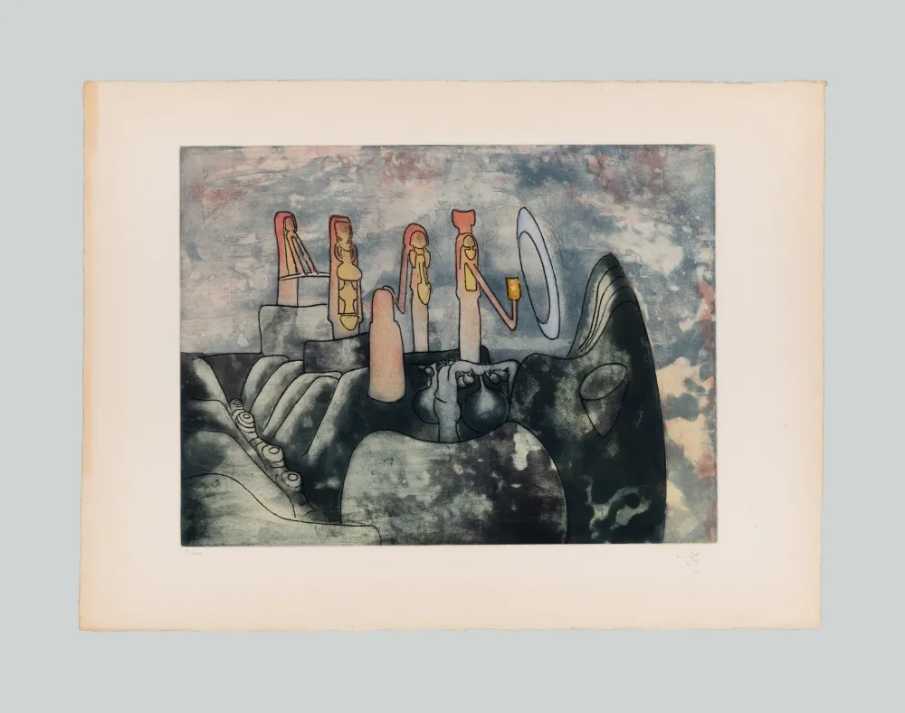 Radierung Und Aquatinta Matta - Senza titolo