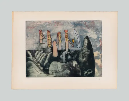 Radierung Und Aquatinta Matta - Senza titolo