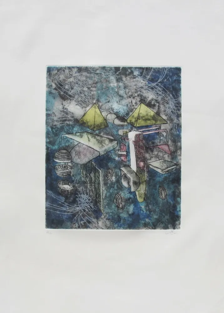 Radierung Und Aquatinta Matta - Si non ti tumbo ti maso