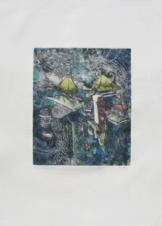 Radierung Und Aquatinta Matta - Si non ti tumbo ti maso