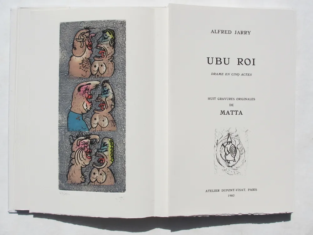 Radierung Und Aquatinta Matta - Ubu Roi. Drame en cinq Actes