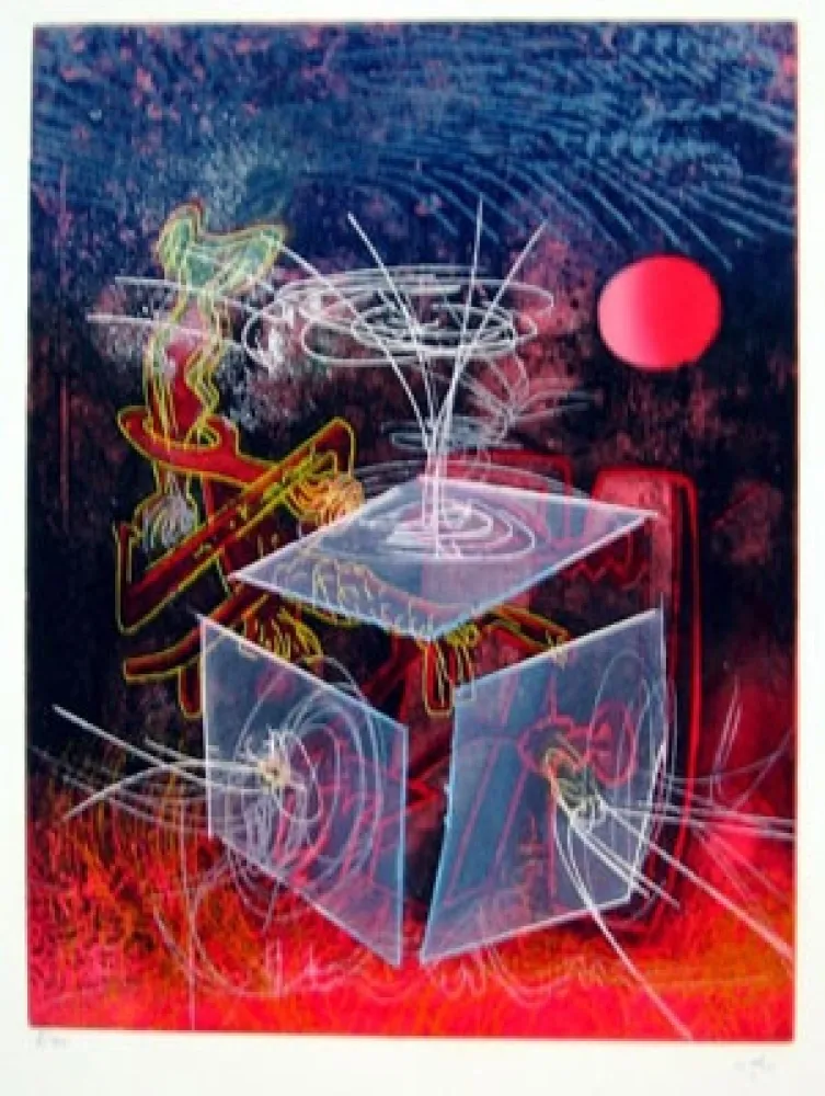 Radierung Matta - UNE SAISON EN ENFER (Carpeta)