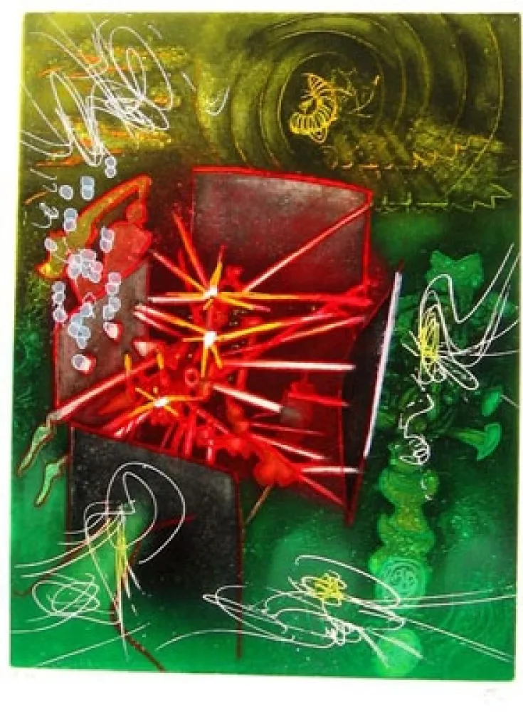 Radierung Matta - UNE SAISON EN ENFER (Carpeta)