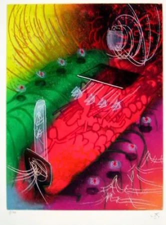 Radierung Matta - UNE SAISON EN ENFER (Carpeta)