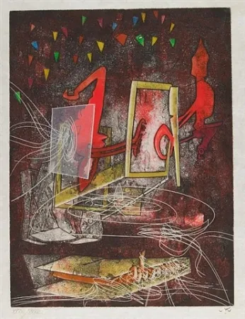 Radierung Und Aquatinta Matta - Une saison en enfer, suite complète