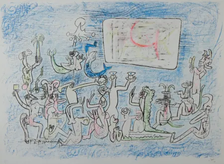 Lithographie Matta - Untitled