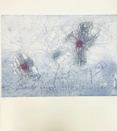 Lithographie Matta - Untitled XXI (from Come Detta Dentro Vo Significando)