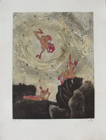 Radierung Und Aquatinta Matta - Va-riante