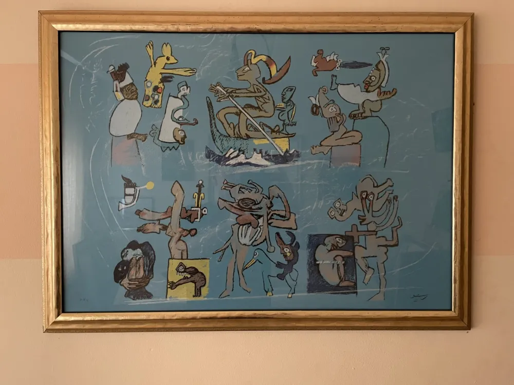 Lithographie Matta - Verbo America