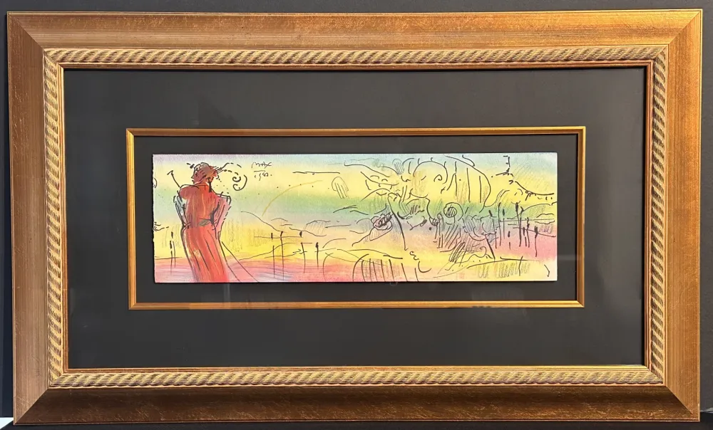 Keine Technische Max - Untitled Original Watercolor on Paper