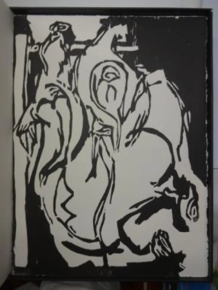 Holzschnitt Mazet - Eclats