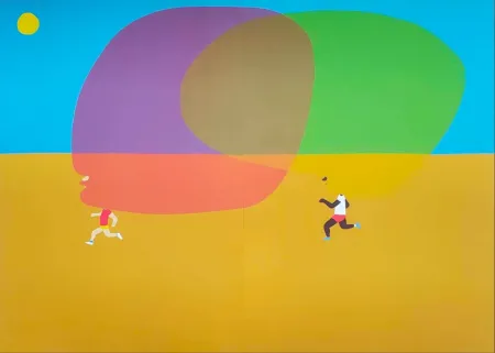 Lithographie Mcdonald  - Desert Run