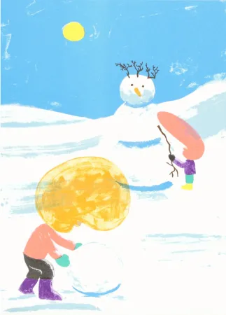 Lithographie Mcdonald  - Snowman