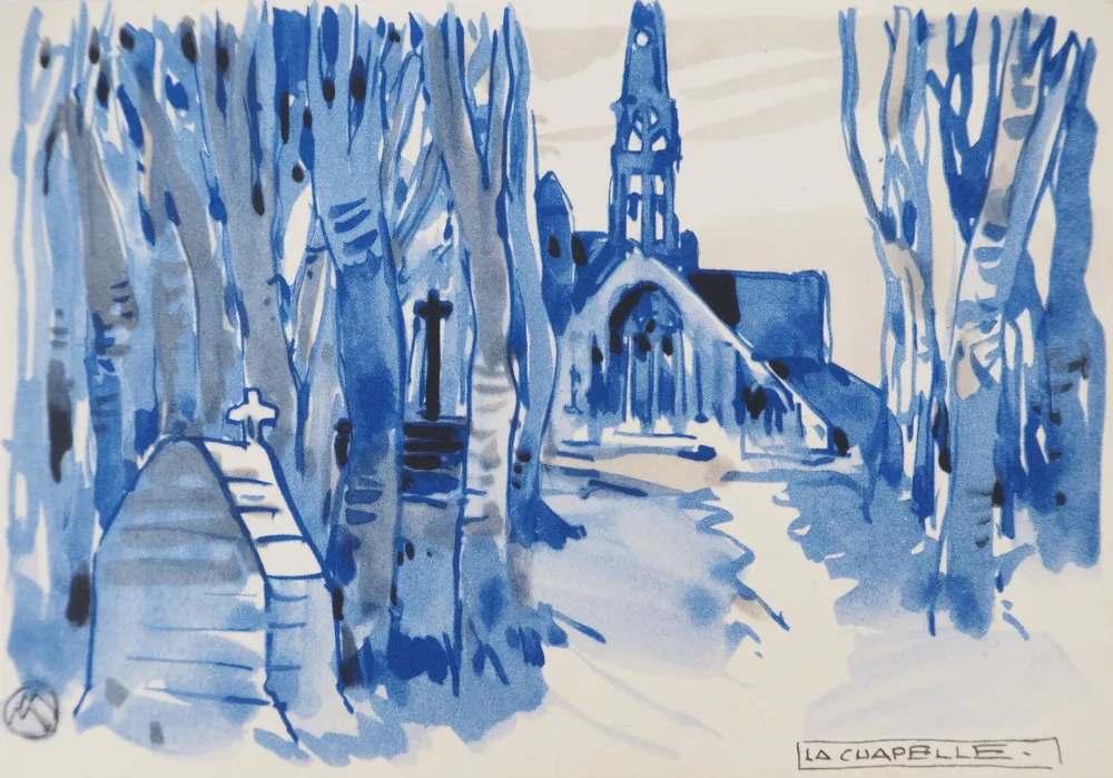 Plakat Méheut - Bretagne, La Chapelle à la Fontaine, c