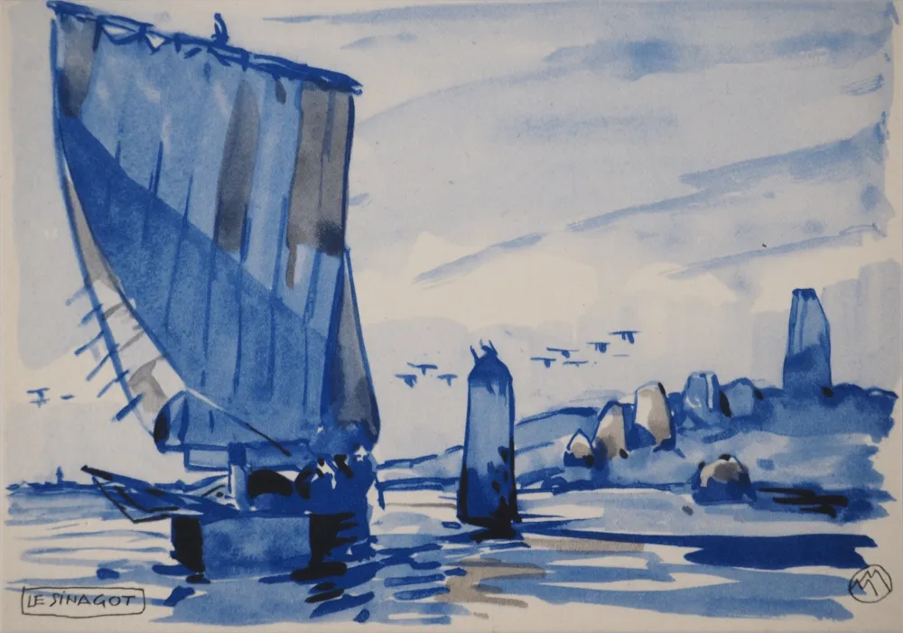 Plakat Méheut - Bretagne, le Sinagot au Cromlec'h, c