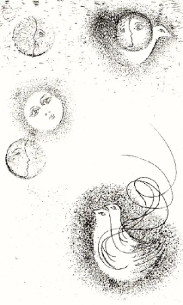 Illustriertes Buch Melotti - Homage to Sextus Propertius