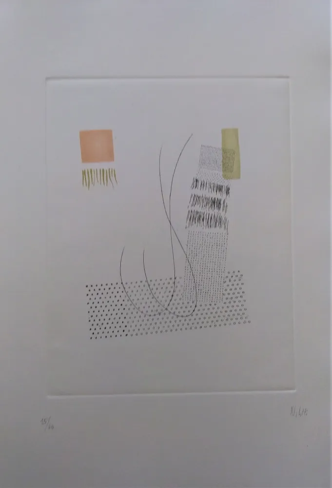 Radierung Und Aquatinta Melotti - Senza titolo