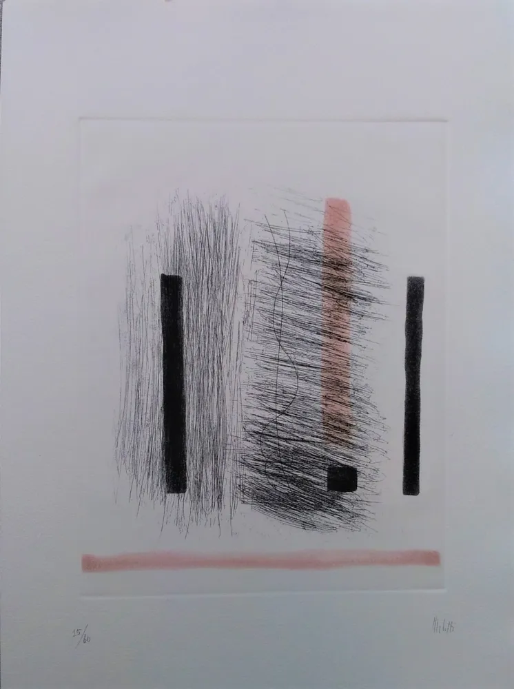 Radierung Und Aquatinta Melotti - Senza titolo