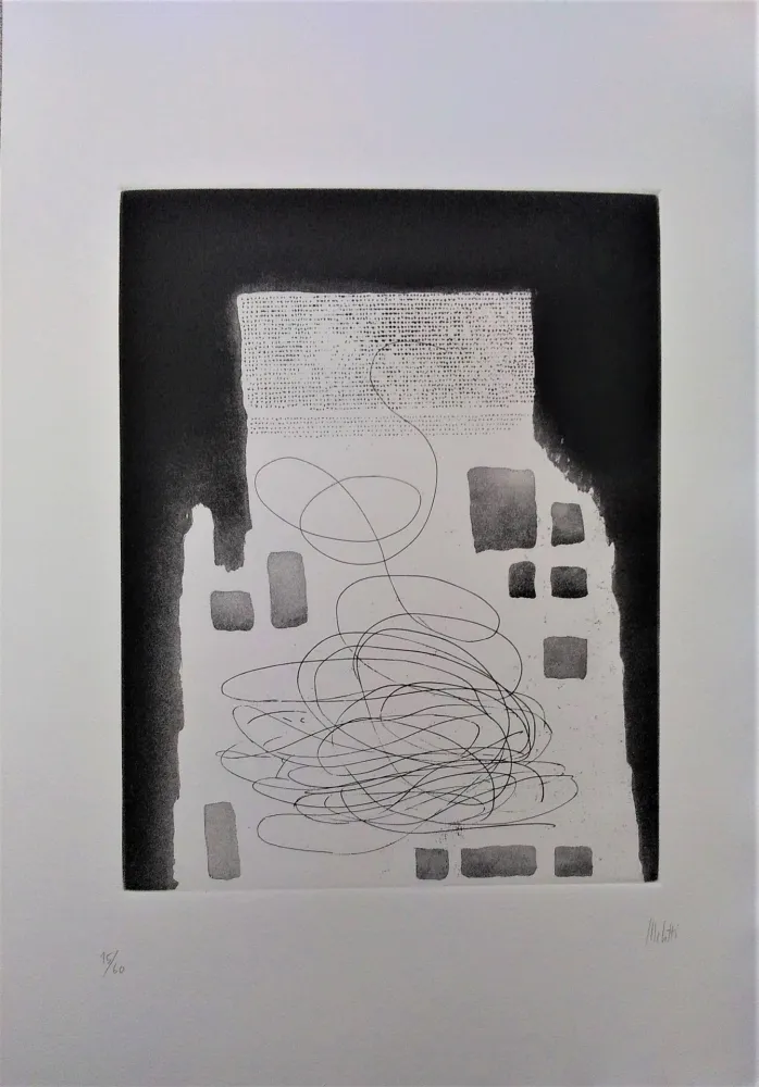 Radierung Und Aquatinta Melotti - Senza titolo