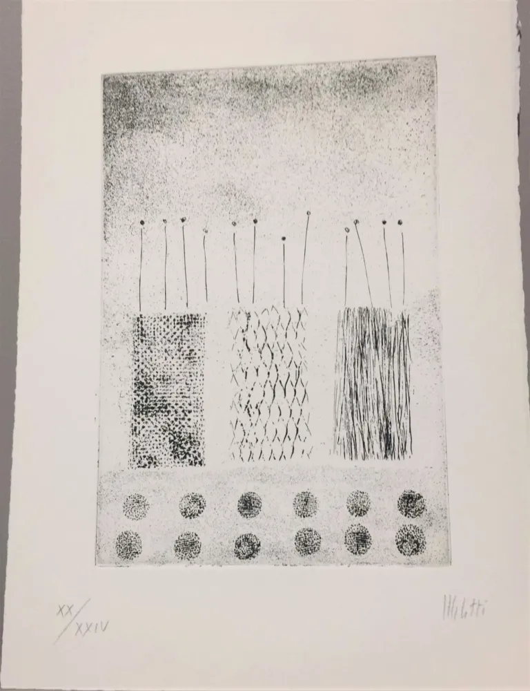 Radierung Melotti - Una Acquaforte