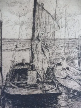 Radierung Mertens - Charles Mertens. Dix eaux-fortes