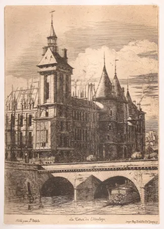 Stich Meryon - La tour de l'horloge / The Clock Tower