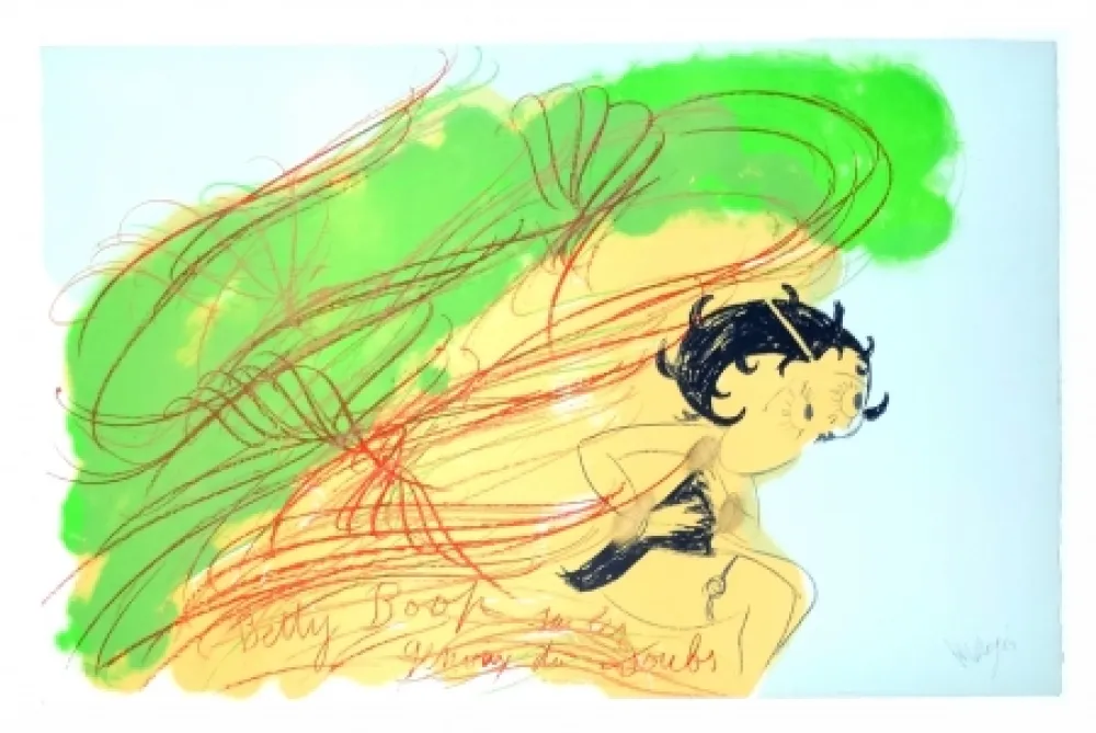 Lithographie Messagier - Betty Boop